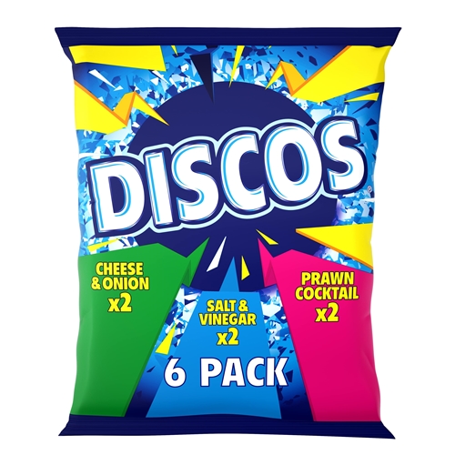 Discos Crisps Variety 6 Pack Northern Confectioners
