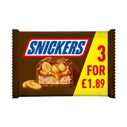 Snickers 3 Pack £1.89