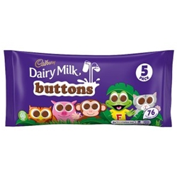 Cadbury Dairy Milk Buttons 5 Pack