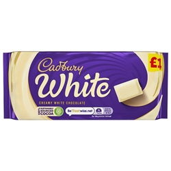 Cadbury White Block £1