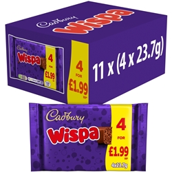 Cadbury Wispa 4 Pack £1.99