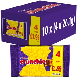 Cadbury Crunchie 4 Pack £1.99