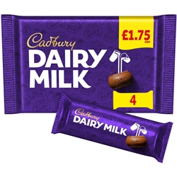 Cadbury Dairy Milk 4 Pack £1.75