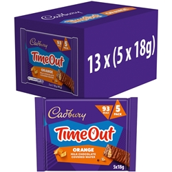 Cadburys Time Out Orange 5 Pack