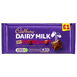 Cadbury Dairy Milk Fruit & Nut £1