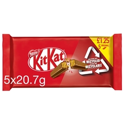 Kit Kat 2 Finger 5 Pack £1.25