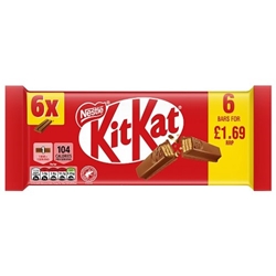 Kit Kat 2 Finger 6 Pack £1.69