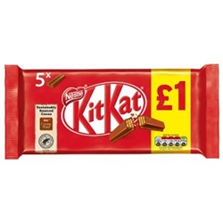 Kit Kat 2 Finger 5 Pack £1