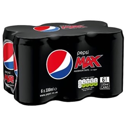 Pepsi Max Can 6 Pack