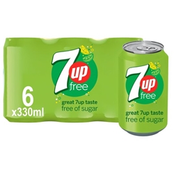7Up Free Can 6 Pack