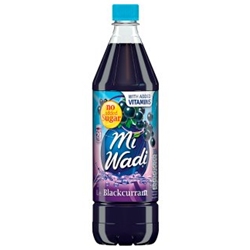 MiWadi Blackcurrant No Added Sugar 1L