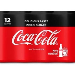 Coke Zero Can 12 Pack