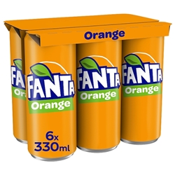Fanta Orange Can 6 Pack