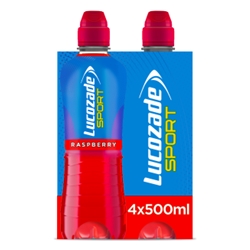 Lucozade Sport Raspberry 4 Pack