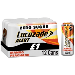 Lucozade Alert Zero Mango & Peach £1.00