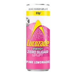 Lucozade Energy Pink Zero Can 89p