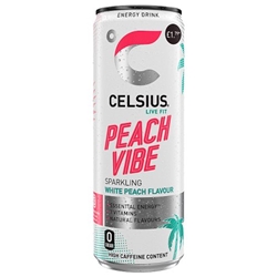 Celsius Peach Vibe 355ml £1.79