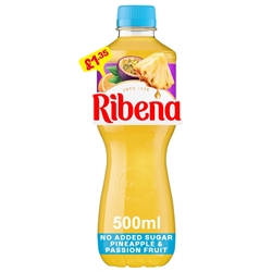 Ribena Light Pineapple & Passion Fruit £1.35