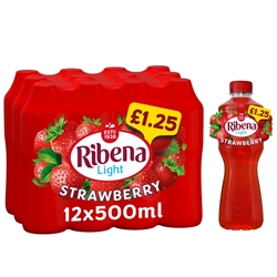 Ribena Light Strawberry 500ml £1.25