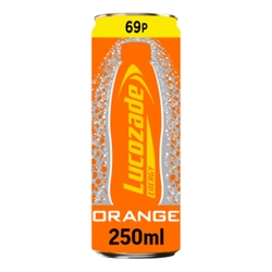 Lucozade Energy Orange Charger Can 69p