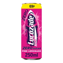 Lucozade Energy Pink Zero Can 69p