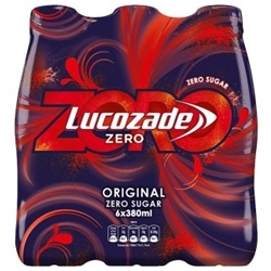 Lucozade Energy Original Zero 6 Pack