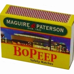 Bo Peep Safety Matches 10 x 10