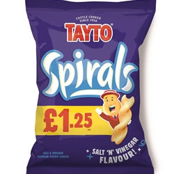 Tayto Spirals Salt & Vinegar £1.25