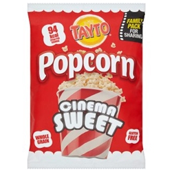 Tayto Cinema Sweet Popcorn £1