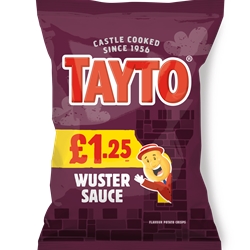 Tayto Wuster Sauce Crisps £1.25