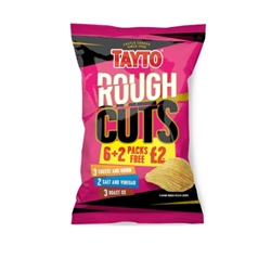 Tayto Rough Cuts Assorted 6 + 2 Free