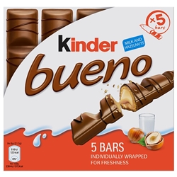 Kinder Bueno Milk Chocolate 5 Pack