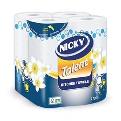 Nicky Talent Kitchen Roll - 4 Roll