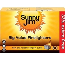 Sunny Jim Firelighters 80 for 60