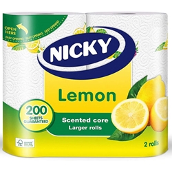 Nicky Lemon Kitchen Roll - 2 Roll