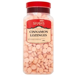 Shaws Cinnamon Lozenger Jar