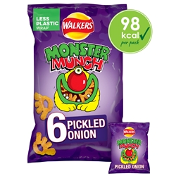Monster Munch Pickled Onion Crisps 6 Pack