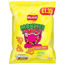 Monster Munch Roast Beef £1.35