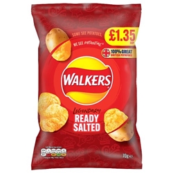 Walkers Ready Salted Crisps £1.35