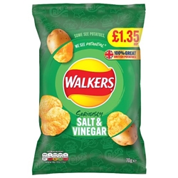 Walkers Salt & Vinegar Crisps £1.35