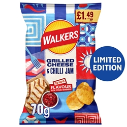 Walkers Grilled Cheese & Chilli Jam Crisps £1.49