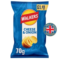 Walkers Cheese & Onion Crisps £1.49
