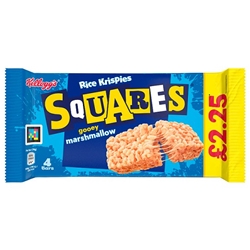 Rice Krispies Squares Marshmallow 4 Pack £2.25