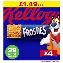 Kelloggs Frosties Cereal Bar 4 Pack £1.49