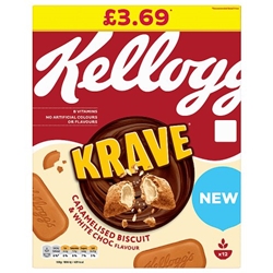 Kelloggs Krave Caramelised Biscuit £3.69