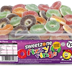 Sweetzone Fizzy Rings 7p