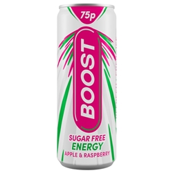 Boost Energy Sugar Free Apple & Raspberry 75p