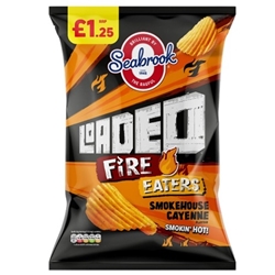 Seabrook Loaded Fire Eaters Smokehouse Cayenne £1.25
