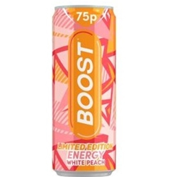 Boost Energy White Peach 75p