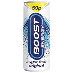 Boost Energy Sugar Free Can 59p